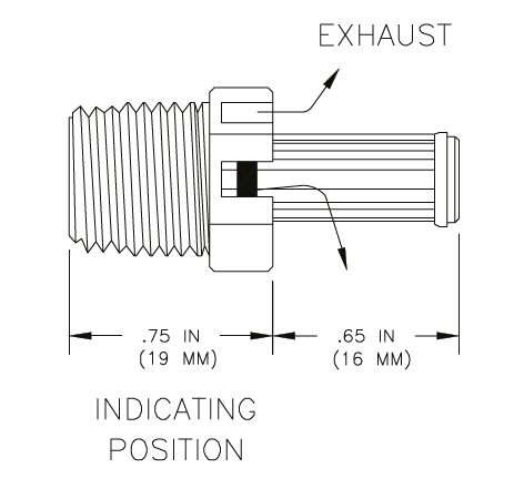 N70 Exhaust Port Indicator